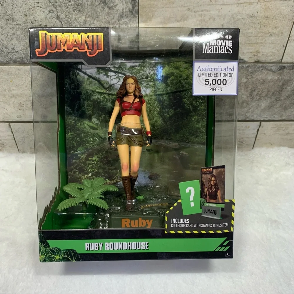 McFarlane Toys - Movie Maniacs Ruby Roundhouse (Jumanji) 6in Posed Figure - Picture 2 of 14